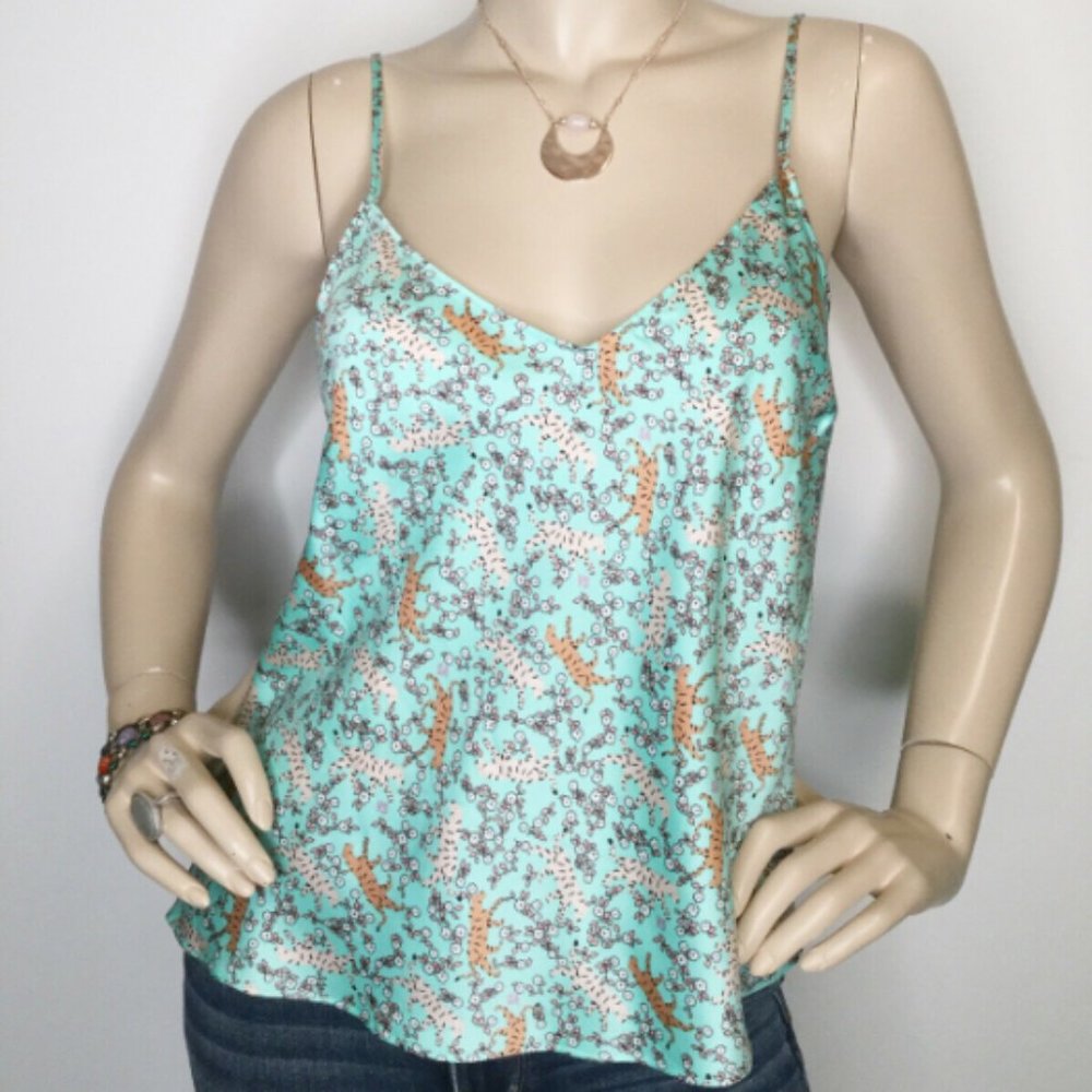 Victoria's Secret Mint Floral Cami